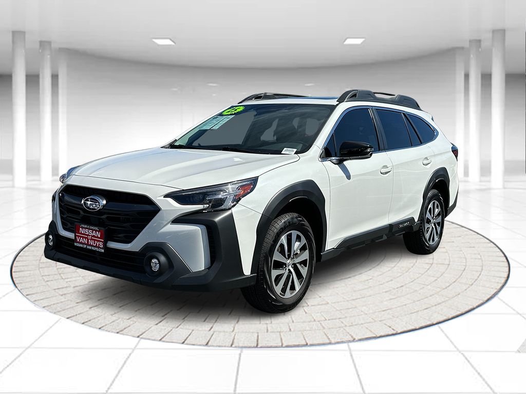 Crystal White Pearl 2025 Subaru Outback Premium AWD SUV / Crossover All-Wheel Drive Continuously Variable Transmission