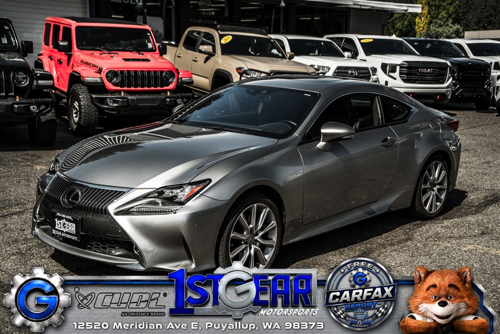 Gray 2015 Lexus RC Coupe All-Wheel Drive 6-Speed Automatic
