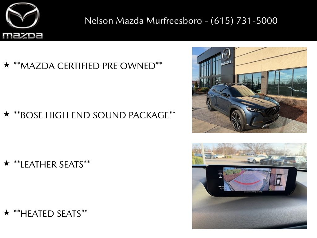 Certified Used 2025 Blue Mazda 2.5 Turbo Premium Plus Package image 25