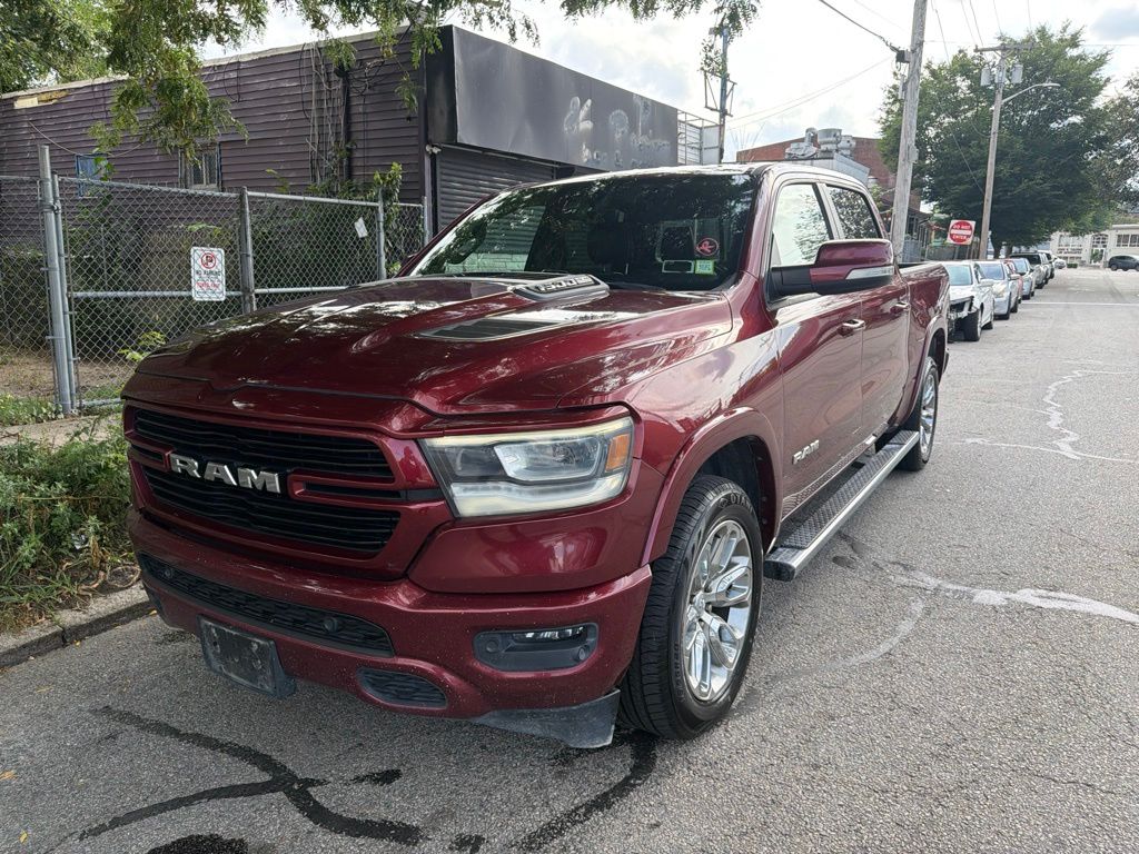 Delmonico Red Pearlcoat 2021 RAM 1500 Pickup Truck Four-Wheel Drive 8-Speed Automatic