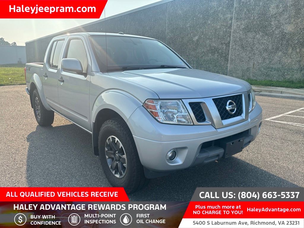 Brilliant Silver Metallic 2019 Nissan Frontier Pickup Truck Four-Wheel Drive 5-Speed Automatic Overdrive