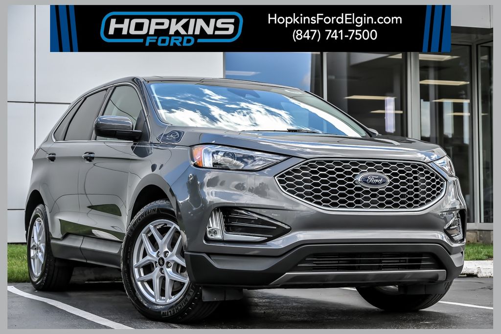 Gray Metallic 2023 Ford Edge SUV / Crossover All-Wheel Drive 8-Speed Automatic