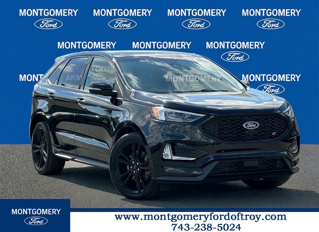 Black Metallic 2019 Ford Edge SUV / Crossover All-Wheel Drive 8-Speed Automatic