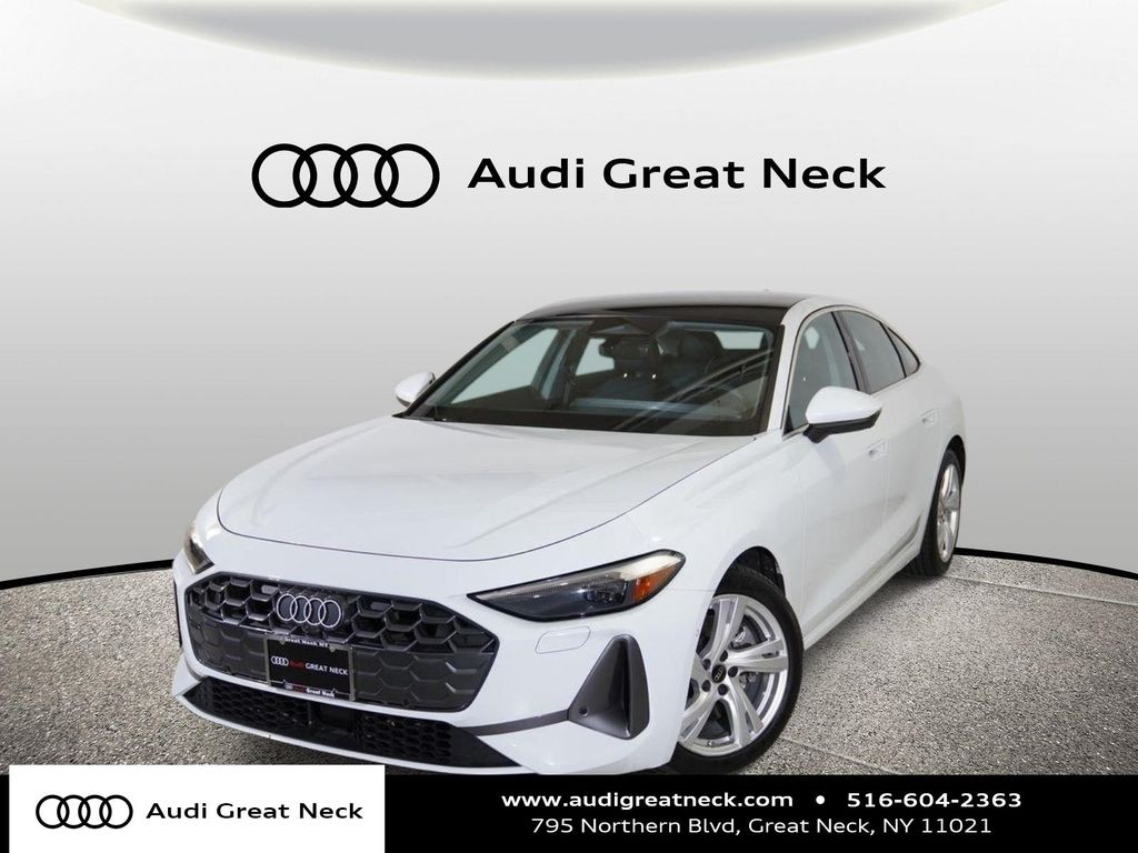 Glacier White 2025 Audi A5 quattro Premium Sedan Sedan All-Wheel Drive 7-Speed Automatic