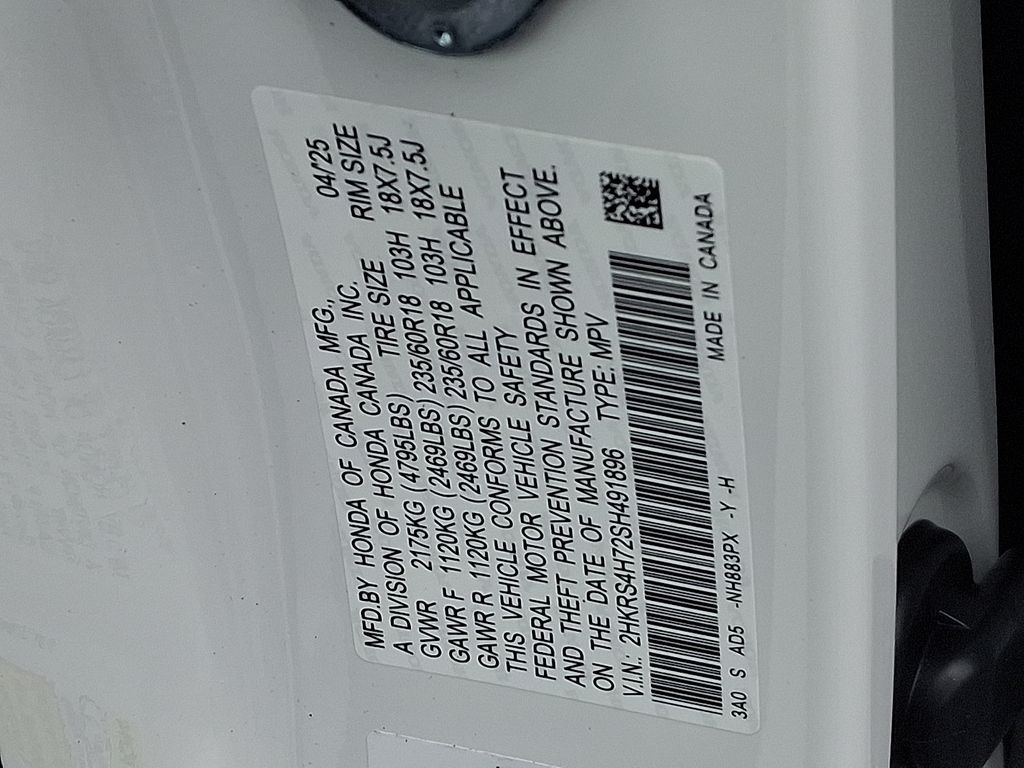 2025 Honda CR-V EX-L 10