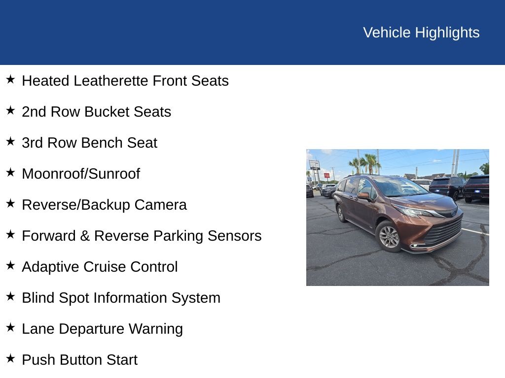 2021 Toyota Sienna XLE