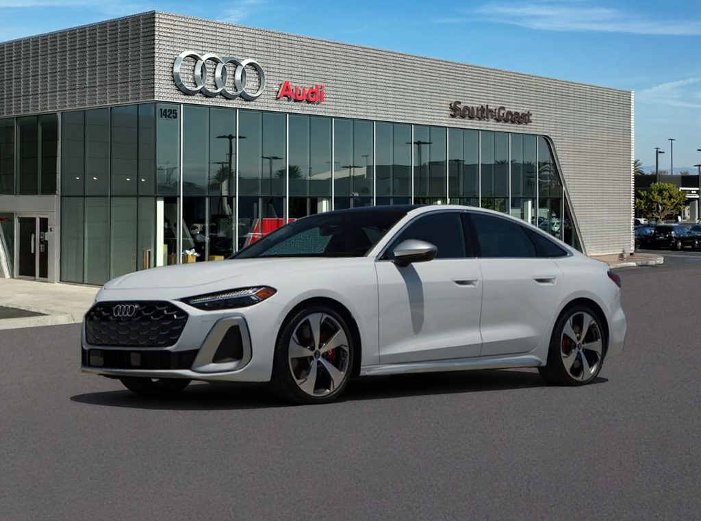 Glacier White Metallic 2026 Audi S5 Sedan All-Wheel Drive 7-Speed Automatic