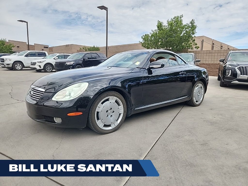 Black 2003 Lexus SC Convertible Rear-Wheel Drive 5-Speed Automatic Overdrive