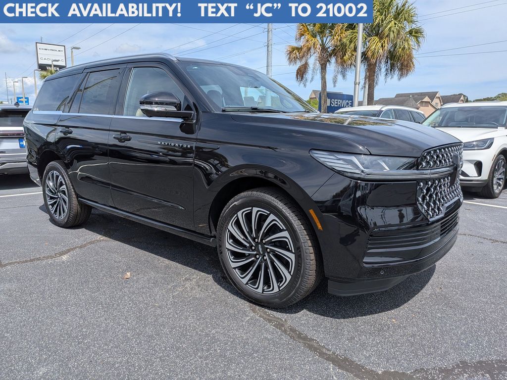 Infinite Black Metallic Clearcoat 2026 Lincoln Navigator Black Label 4WD SUV / Crossover Four-Wheel Drive Automatic