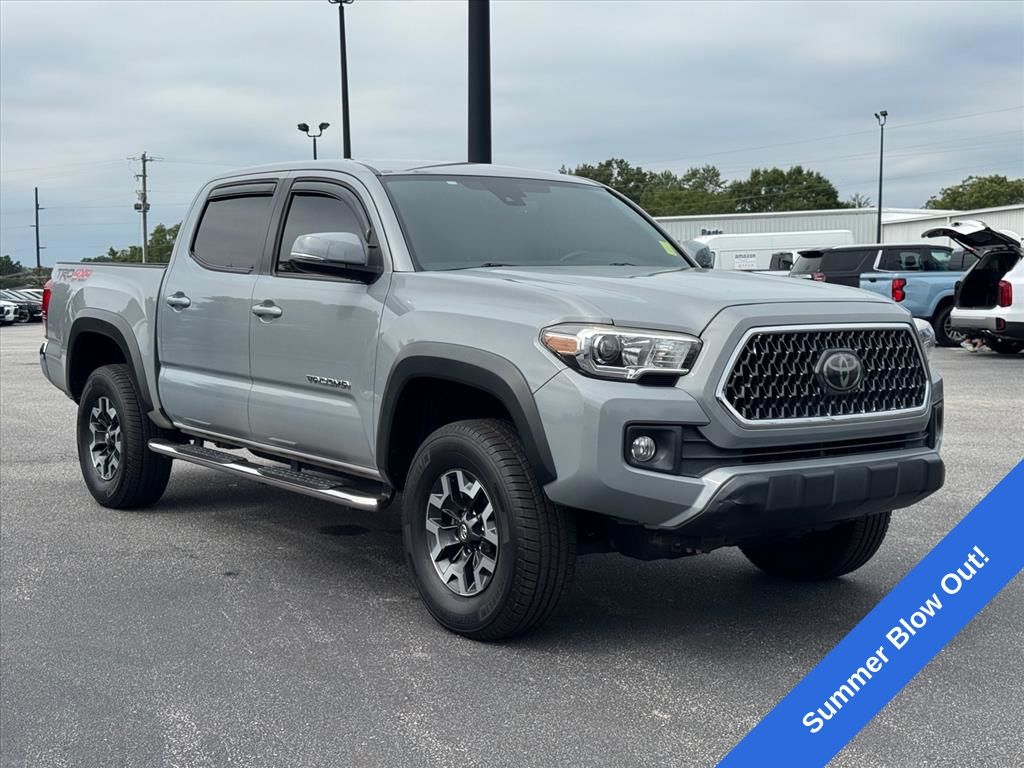 Gray 2019 Toyota Tacoma Pickup Truck Four-Wheel Drive 6-Speed Manual