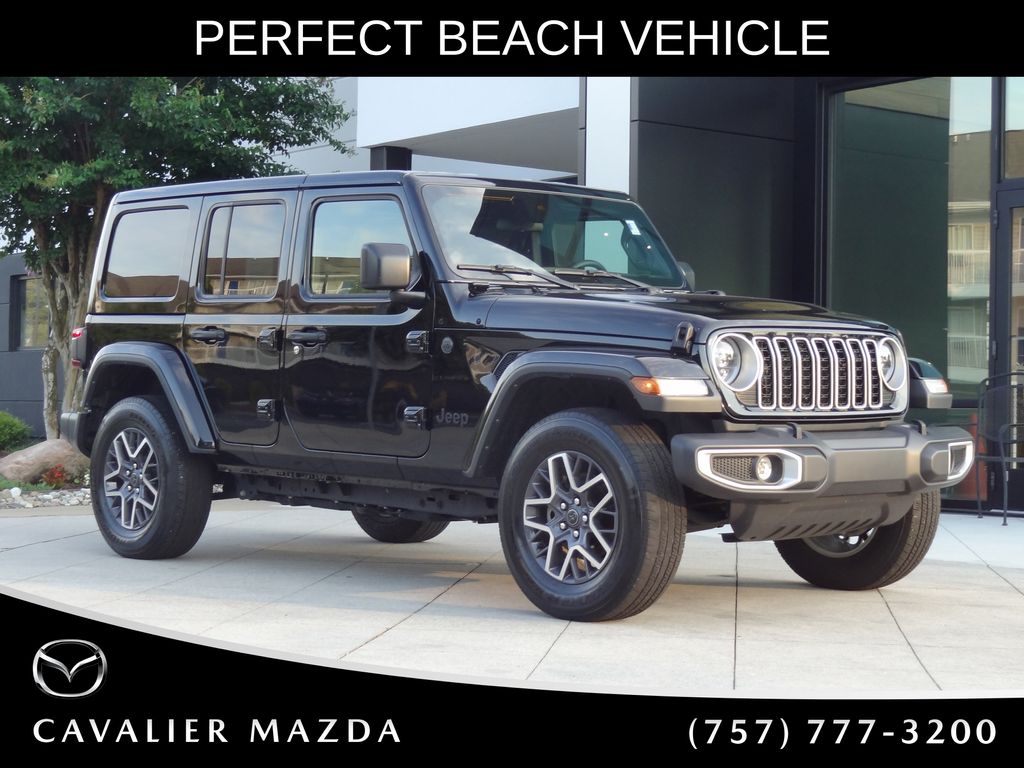 Black Clearcoat 2025 Jeep Wrangler SUV / Crossover Four-Wheel Drive Automatic