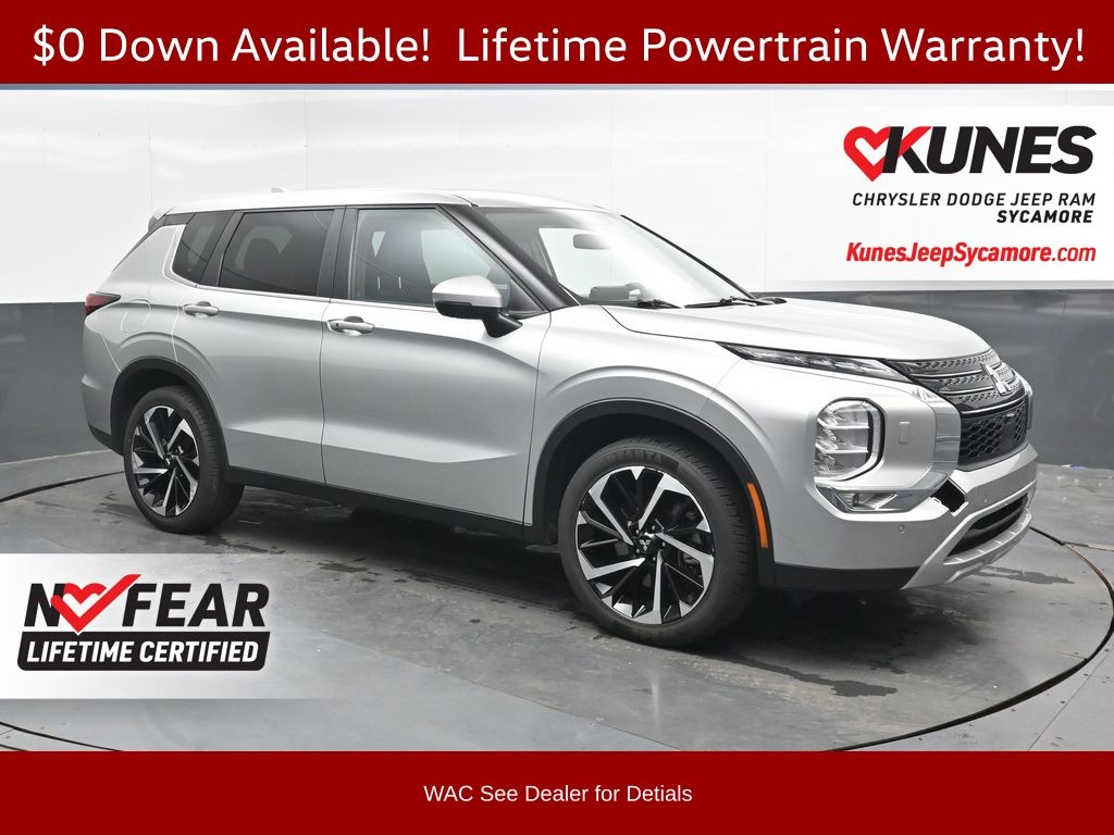 Silver 2024 Mitsubishi Outlander SUV / Crossover Continuously Variable Transmission
