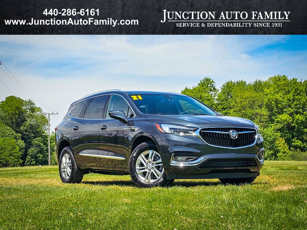 Dark Slate Metallic 2021 Buick Enclave Essence AWD SUV / Crossover Four-Wheel Drive 9-Speed Automatic