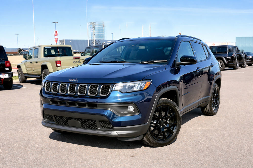 fathom blue pearl coat 2026 Jeep Compass Latitude 4WD SUV / Crossover Four-Wheel Drive 8-Speed Automatic