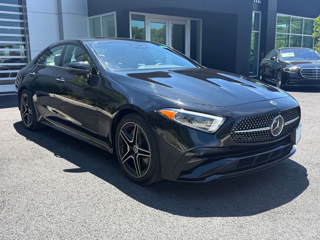 Obsidian Black 2023 Mercedes-Benz CLS 450 4MATIC Coupe All-Wheel Drive 9-Speed Automatic