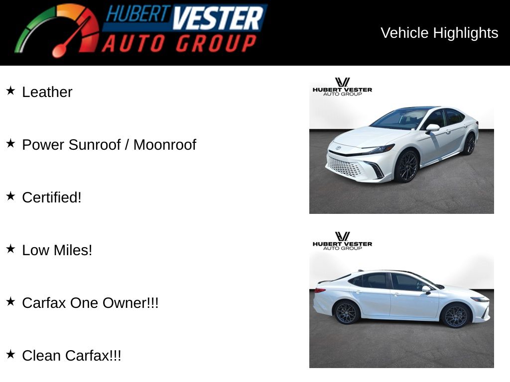 Used 2025 Toyota Camry Sedan