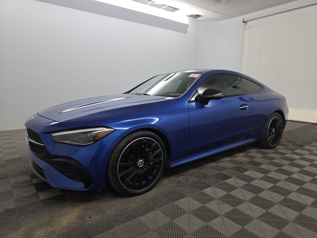 Starling Blue Metallic 2025 Mercedes-Benz CLE Coupe All-Wheel Drive 9-Speed Automatic