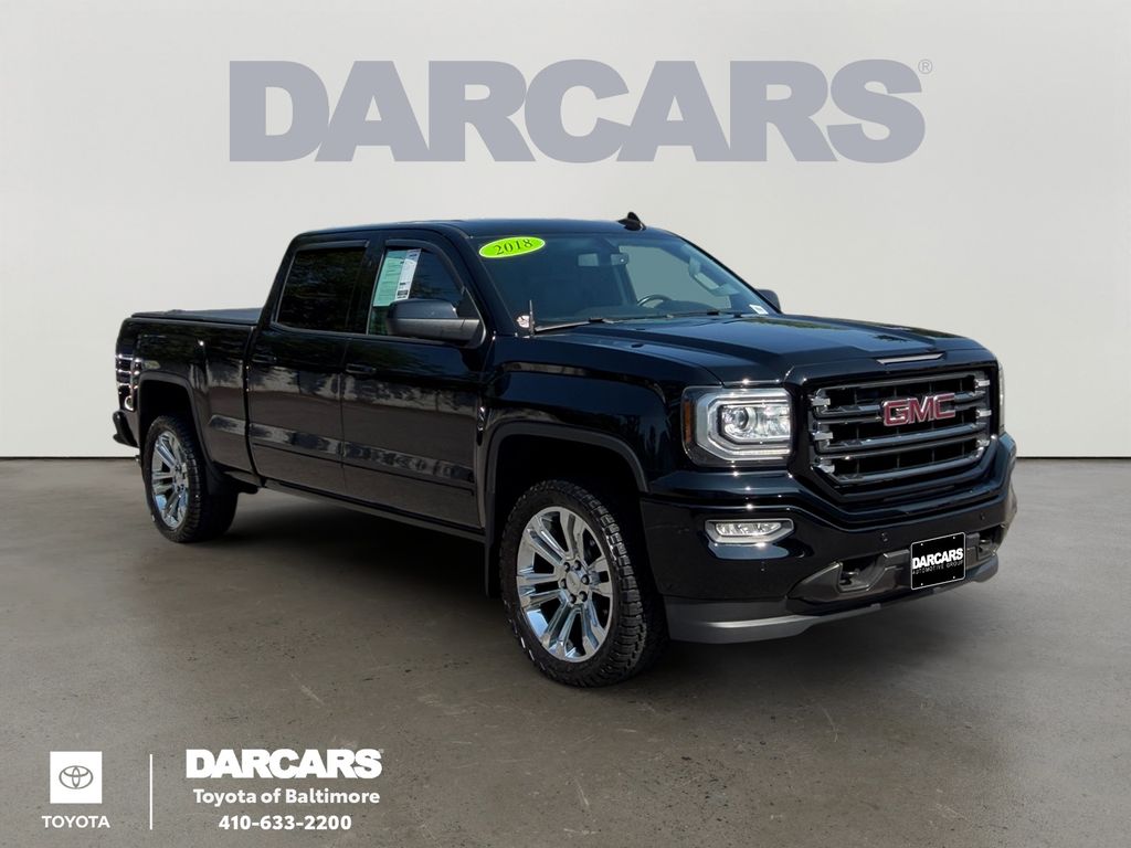 Onyx Black 2018 GMC Sierra 1500 Pickup Truck Four-Wheel Drive 8-Speed Automatic Overdrive
