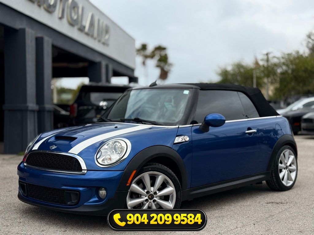 Lightning Blue Metallic 2012 MINI Cooper S Convertible Convertible Front-Wheel Drive 6-Speed Manual Overdrive