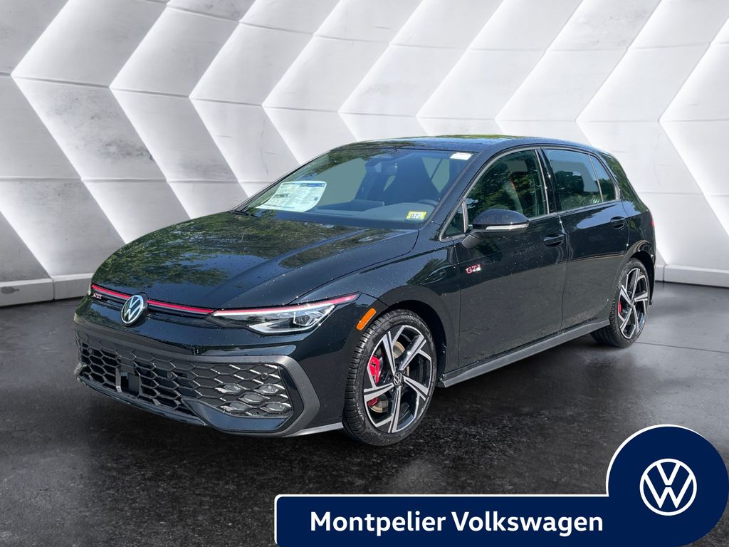 Black 2026 Volkswagen Golf GTI Hatchback Front-Wheel Drive 7-Speed Dual Clutch