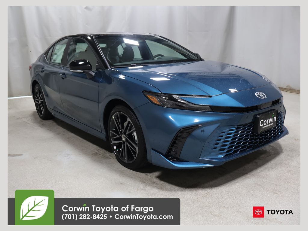 Midnight Black Metallic 2026 Toyota Camry Sedan All-Wheel Drive Continuously Variable Transmission
