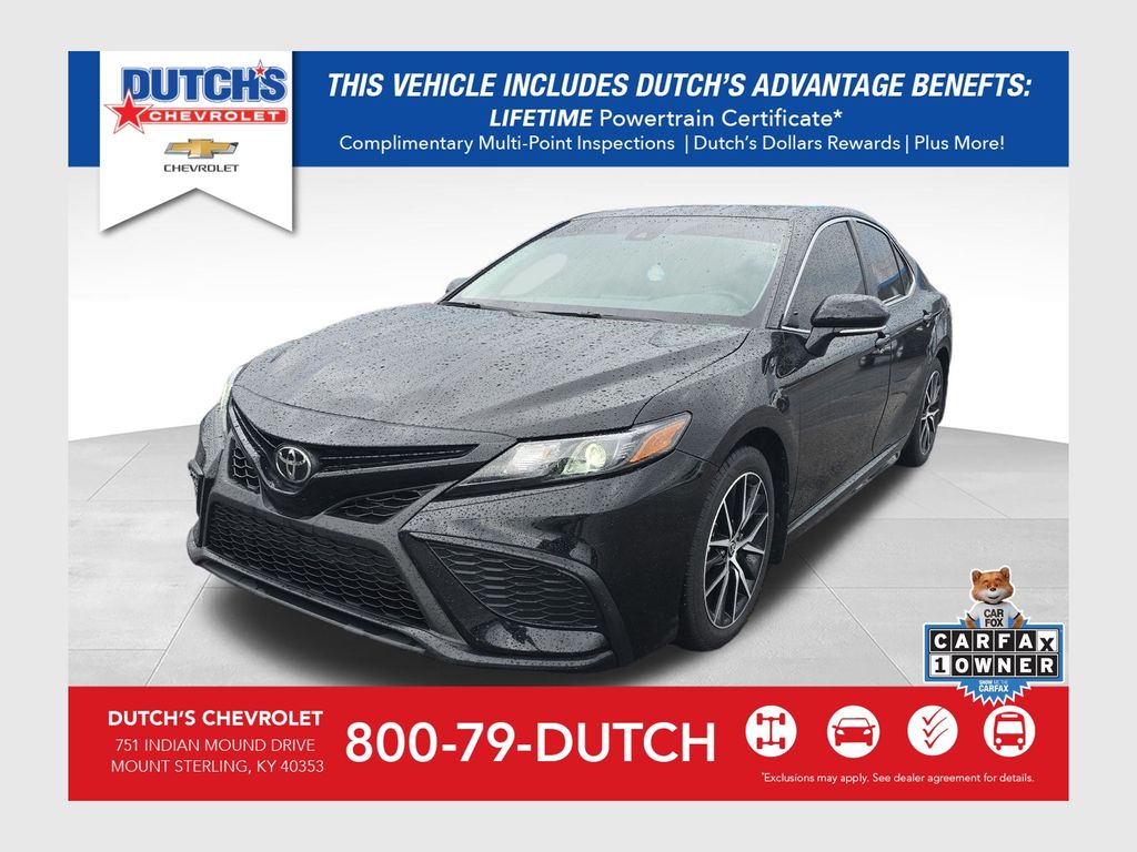 Midnight Black Metallic 2023 Toyota Camry Sedan Front-Wheel Drive 8-Speed Automatic