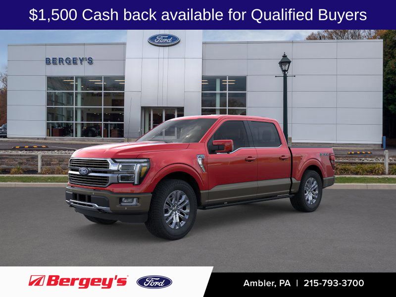 Ruby Red Metallic Tinted Clearcoat 2026 Ford F-150 King Ranch SuperCrew 4WD Pickup Truck Four-Wheel Drive Automatic