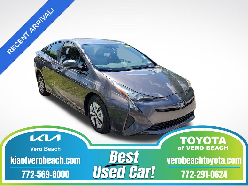 Magnetic Gray Metallic 2017 Toyota Prius Hatchback Front-Wheel Drive Continuously Variable Transmission