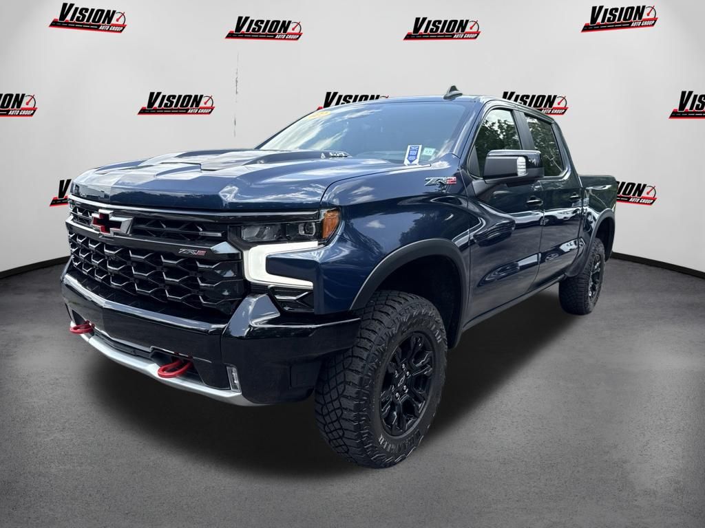 Northsky Blue Metallic 2022 Chevrolet Silverado 1500 Pickup Truck Four-Wheel Drive Automatic