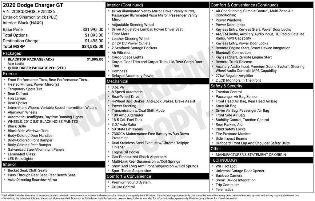 Used 2020 Orange Dodge GT image 29