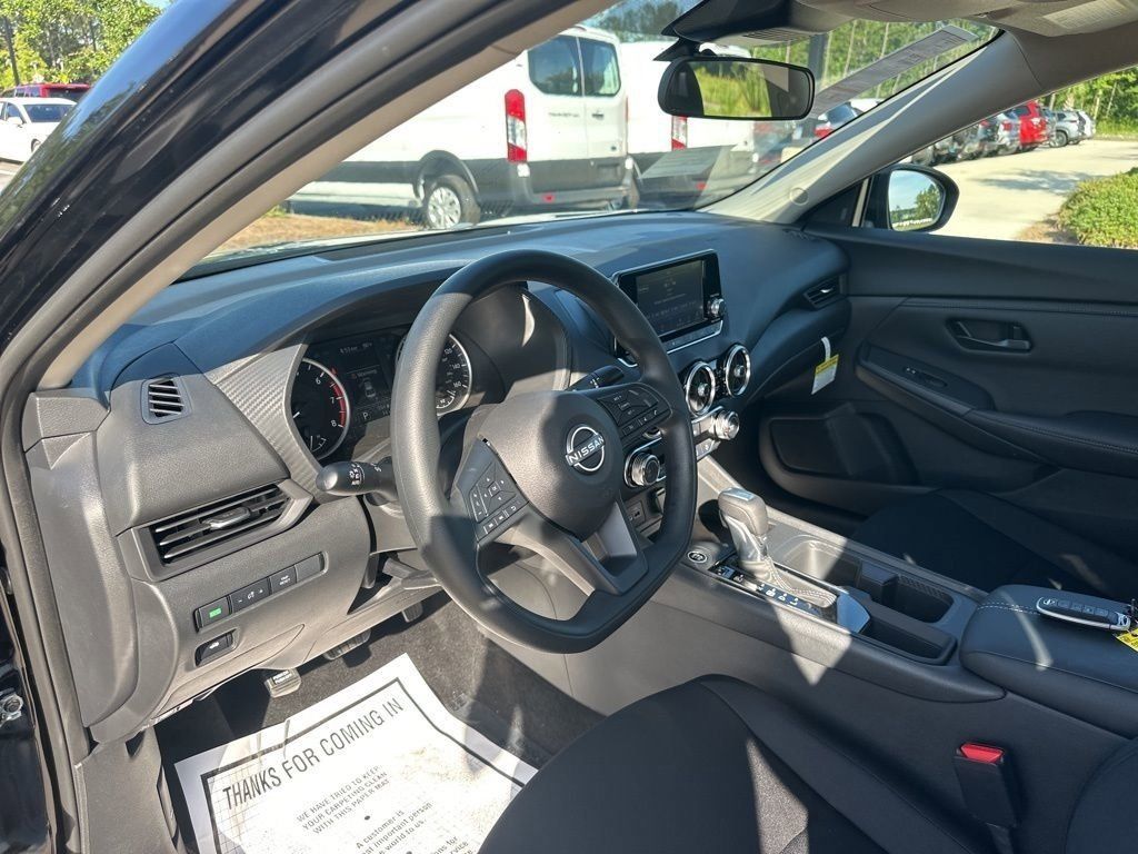 2025 Super Black Nissan Sentra S FWD Sedan