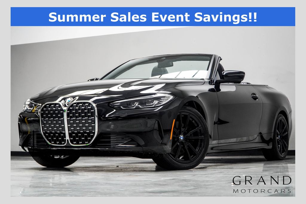 Jet Black 2024 BMW 4 Series 430i Convertible RWD Convertible Rear-Wheel Drive 8-Speed Automatic