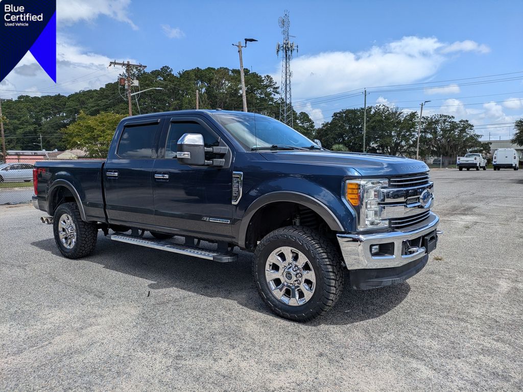 Blue Jeans Metallic 2017 Ford F-250 Super Duty Pickup Truck Four-Wheel Drive 6-Speed Automatic