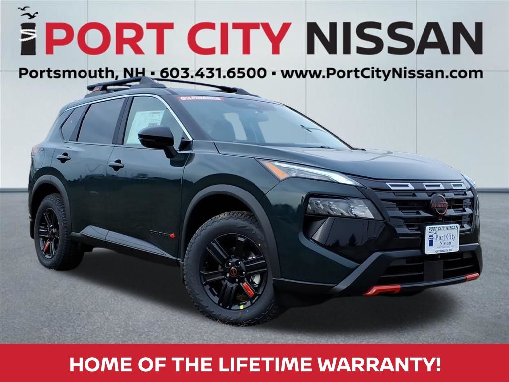 Black (Obsidian Green) 2026 Nissan Rogue SUV / Crossover All-Wheel Drive Continuously Variable Transmission