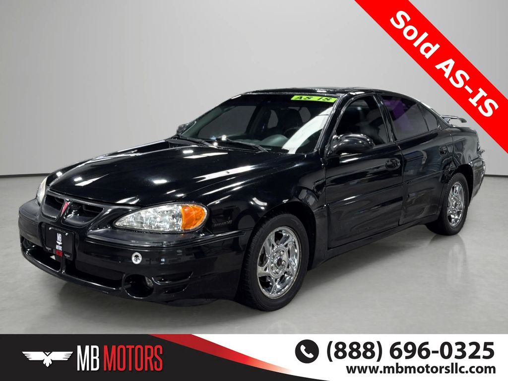 Black 2004 Pontiac Grand Am GT Sedan Front-Wheel Drive 4-Speed Automatic Overdrive