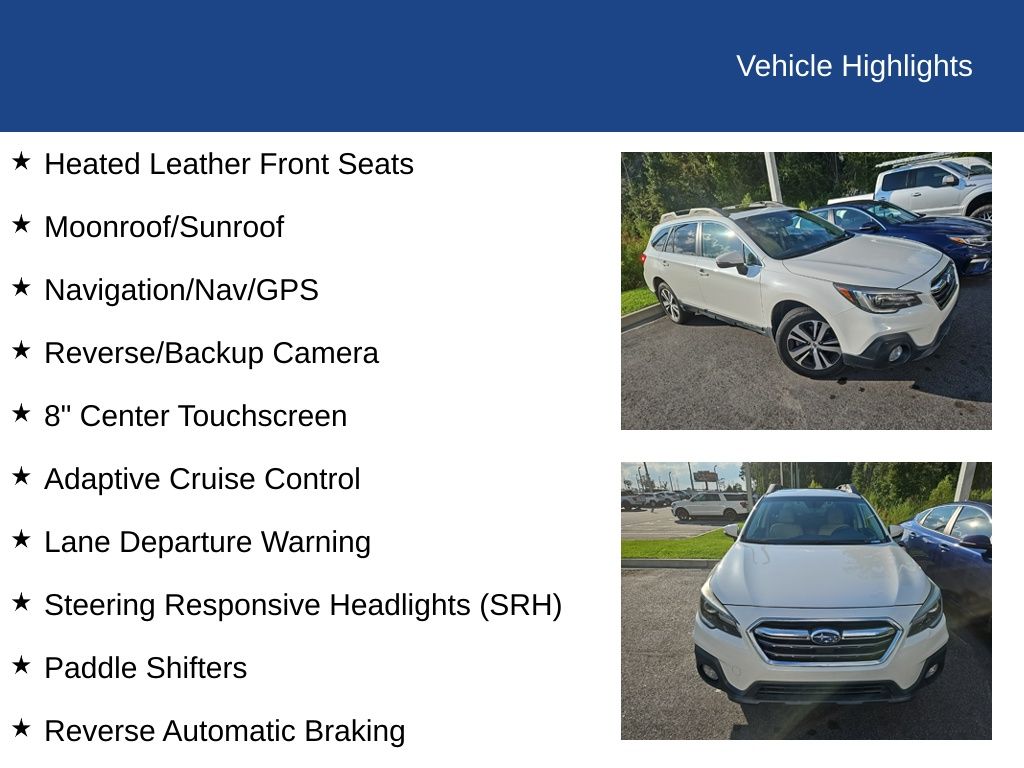 2018 Subaru Outback 2.5i Limited