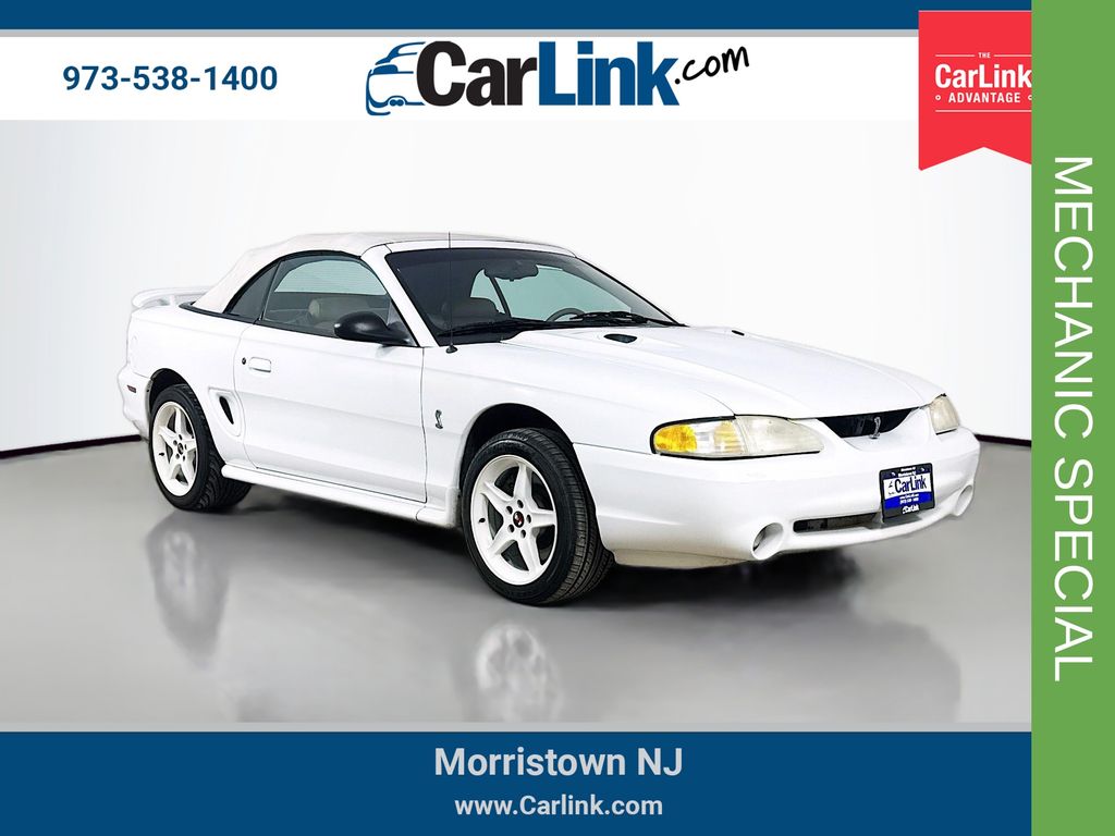 White 1997 Ford Mustang SVT Cobra Convertible Convertible Rear-Wheel Drive 5-Speed Manual