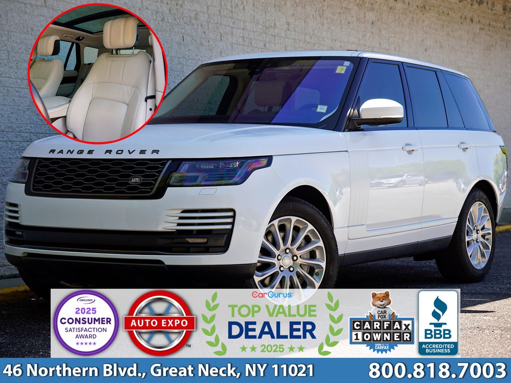 White 2021 Land Rover Range Rover AWD SUV / Crossover All-Wheel Drive 8-Speed Automatic