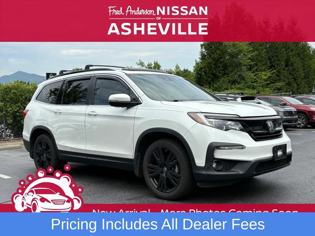 Platinum White Pearl 2022 Honda Pilot SUV / Crossover Front-Wheel Drive 9-Speed Automatic