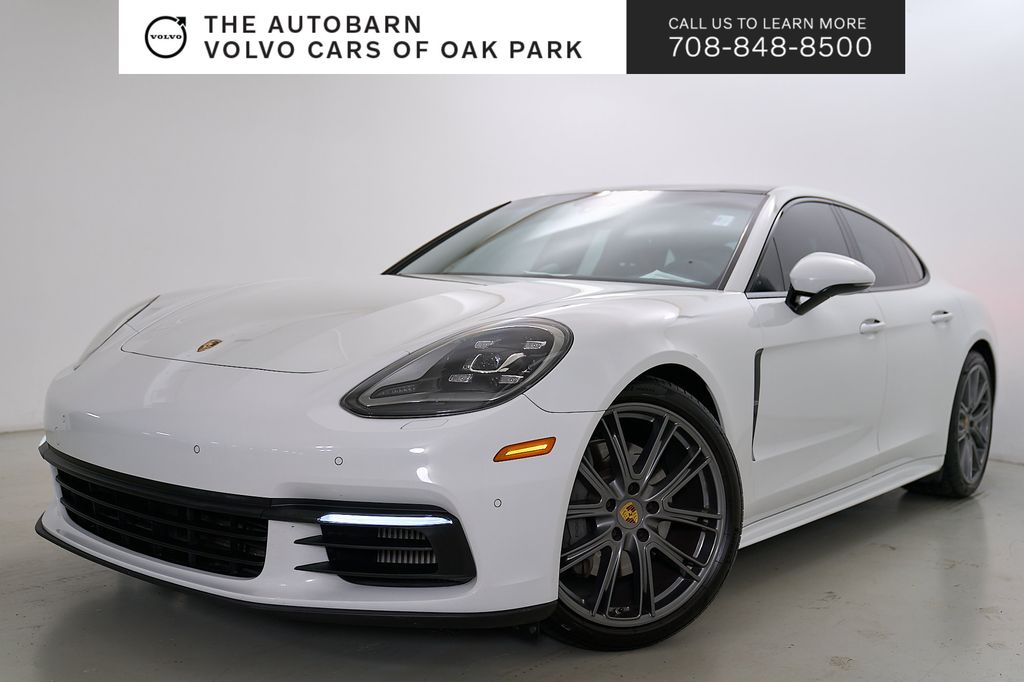 White 2018 Porsche Panamera Sedan All-Wheel Drive 8-Speed Automatic