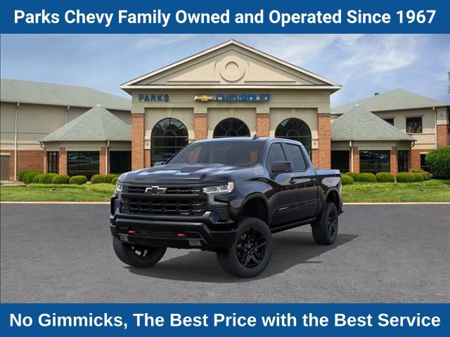 Black 2026 Chevrolet Silverado 1500 Pickup Truck Four-Wheel Drive 10-Speed Automatic