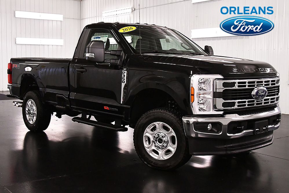 Agate Black Metallic 2026 Ford F-350 Super Duty Pickup Truck Four-Wheel Drive Automatic