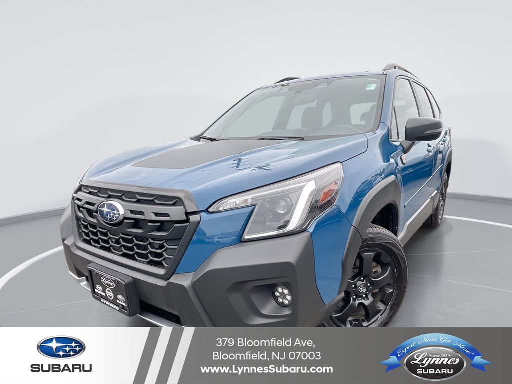 Blue 2022 Subaru Forester Wilderness Crossover AWD SUV / Crossover All-Wheel Drive Continuously Variable Transmission