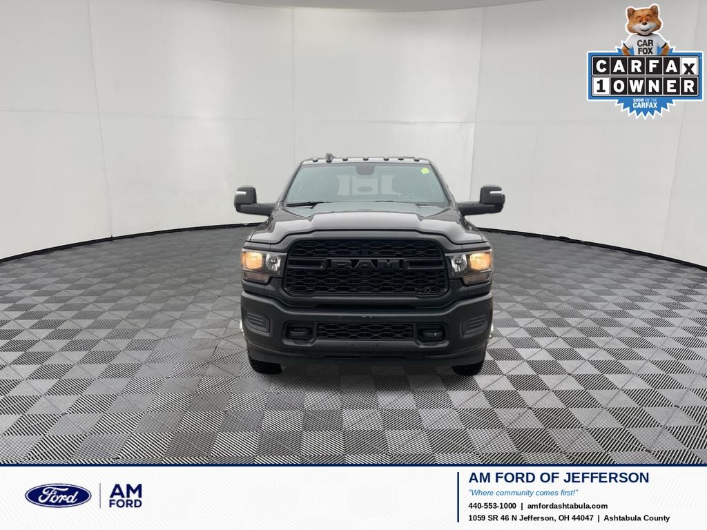 Gray (Granite Crystal Metallic Clearcoat) 2024 RAM 3500 Tradesman Crew Cab LB DRW 4WD Pickup Truck Four-Wheel Drive 6-Speed Automatic