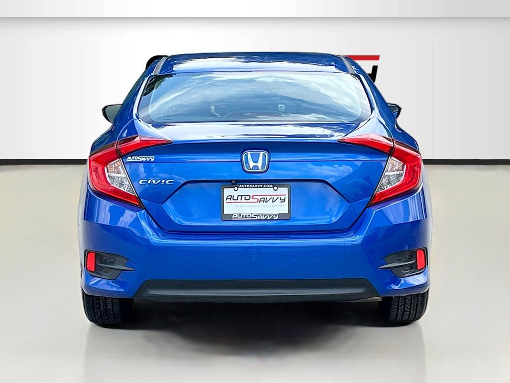 2018 Honda Civic LX Blue at DeMontrond Automotive Group