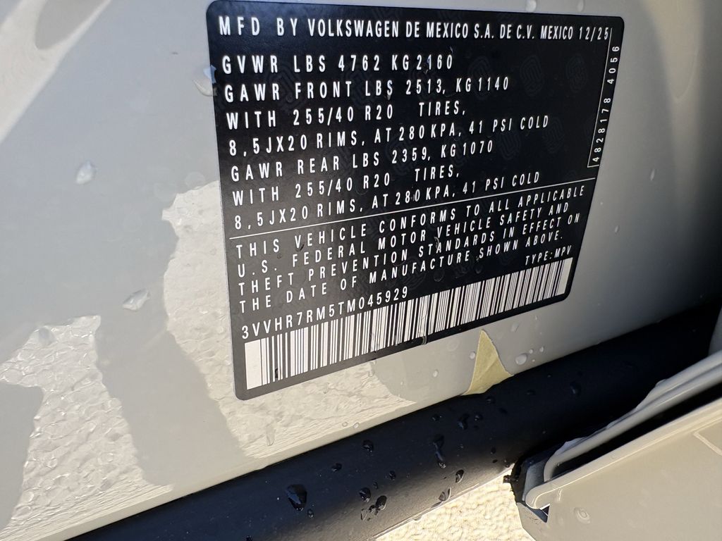 New 2026 Sandstone Volkswagen 2.0T SE R-Line Black image 29