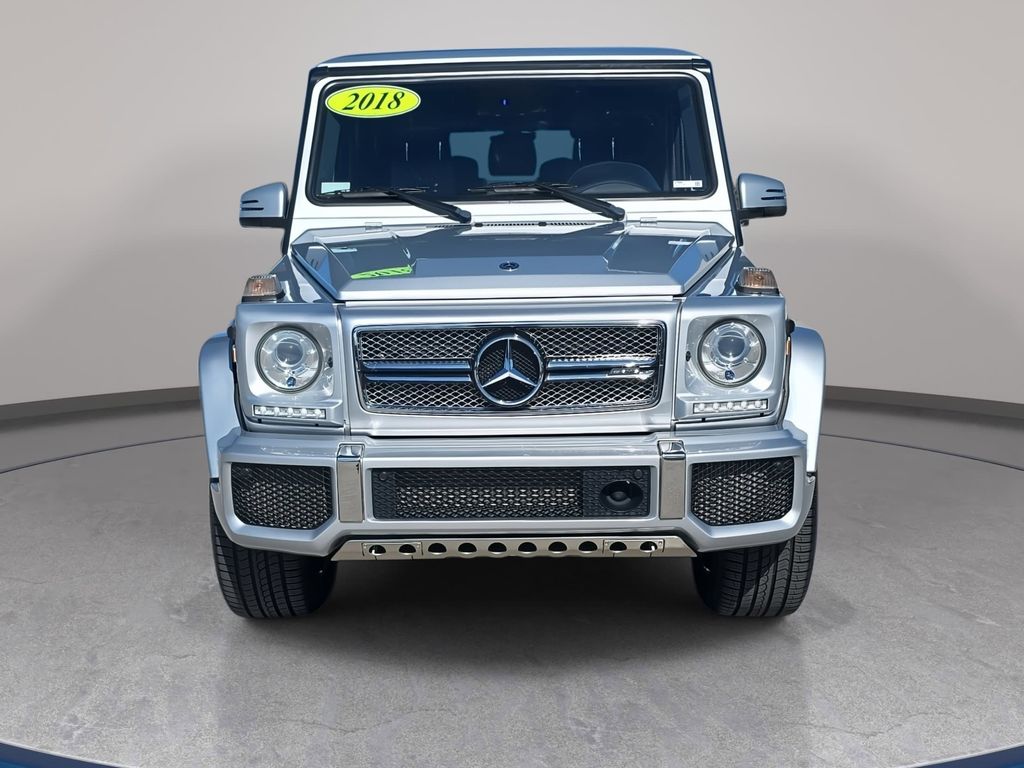 Mercedes-Benz フロントグリル シルバー Pre-Owned 2018 Mercedes-Benz G-Class G 65 AMG® 4D Sport Utility in