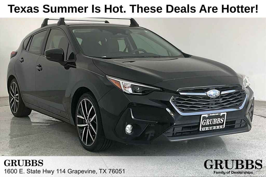 Crystal Black Silica 2024 Subaru Impreza Wagon All-Wheel Drive Continuously Variable Transmission