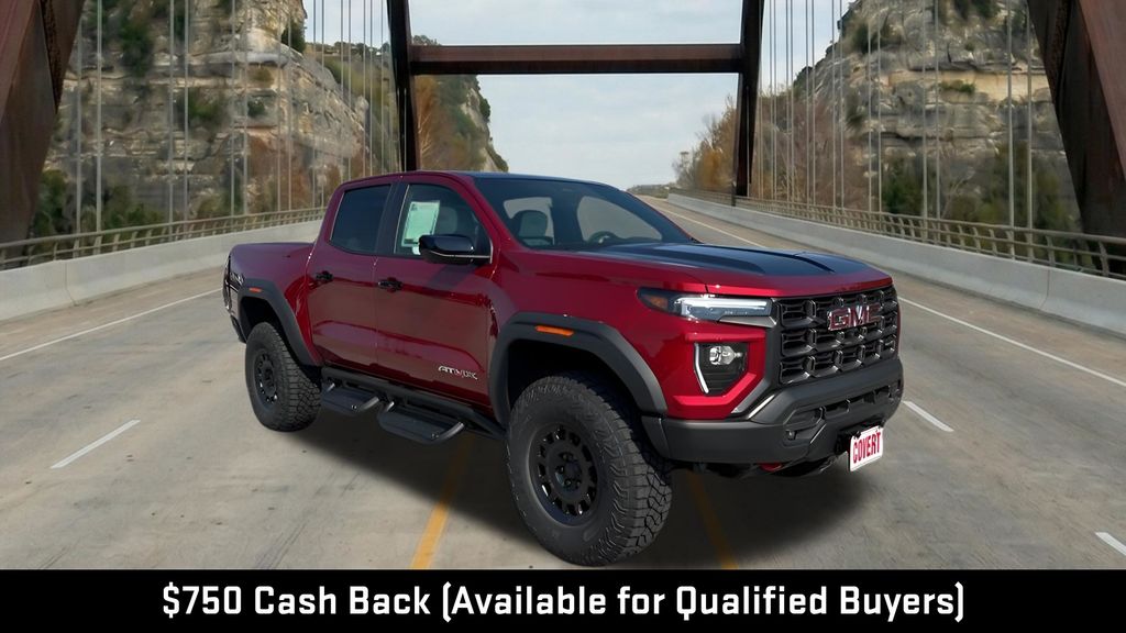 Volcanic Red 2026 GMC Canyon AT4X Crew Cab 4WD Pickup Truck Four-Wheel Drive 8-Speed Automatic