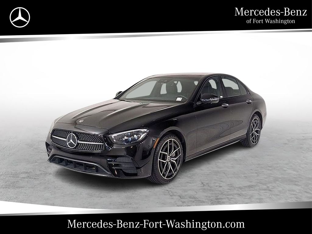 Black 2023 Mercedes-Benz E-Class E 350 4MATIC Sedan All-Wheel Drive 9-Speed Automatic